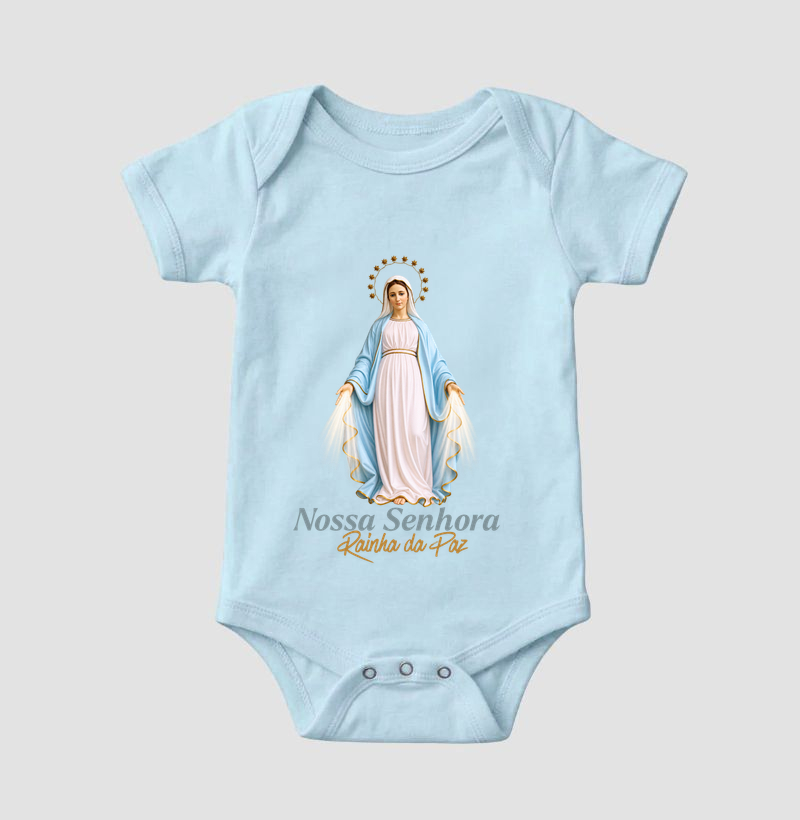 Camiseta Católica Nossa Senhora Rainha da Paz - Imagem 4