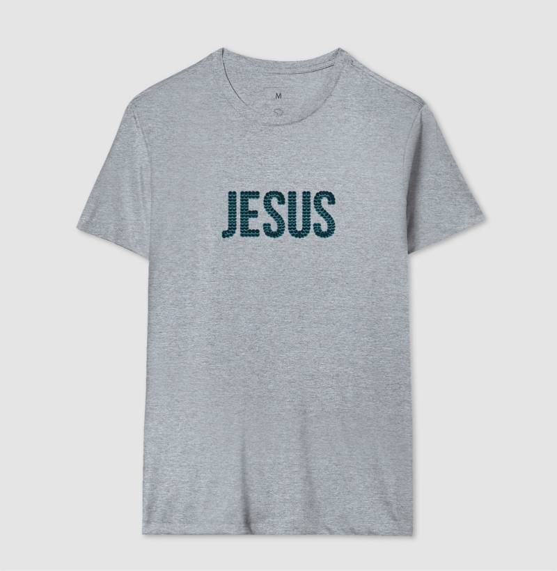 Camiseta Jesus - Modelos Masculina & Feminina