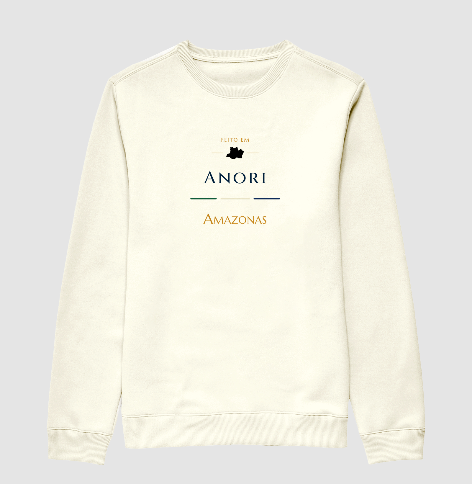 Feito em Anori AM - Suéter Moletom