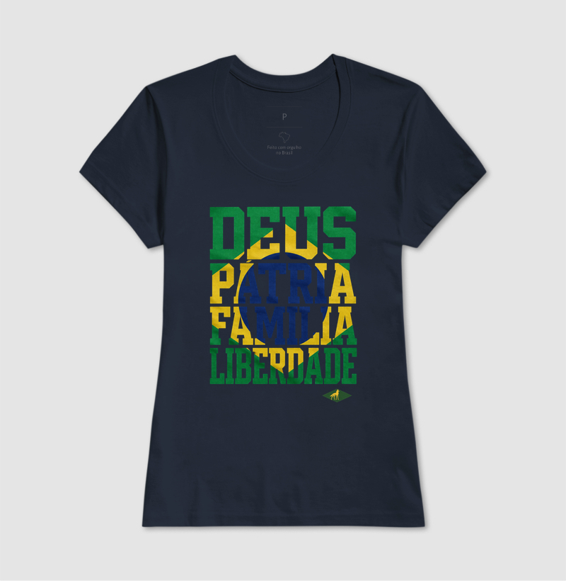 Camiseta Deus Pátria Família Liberdade — Filhos da Pátria - Imagem 7