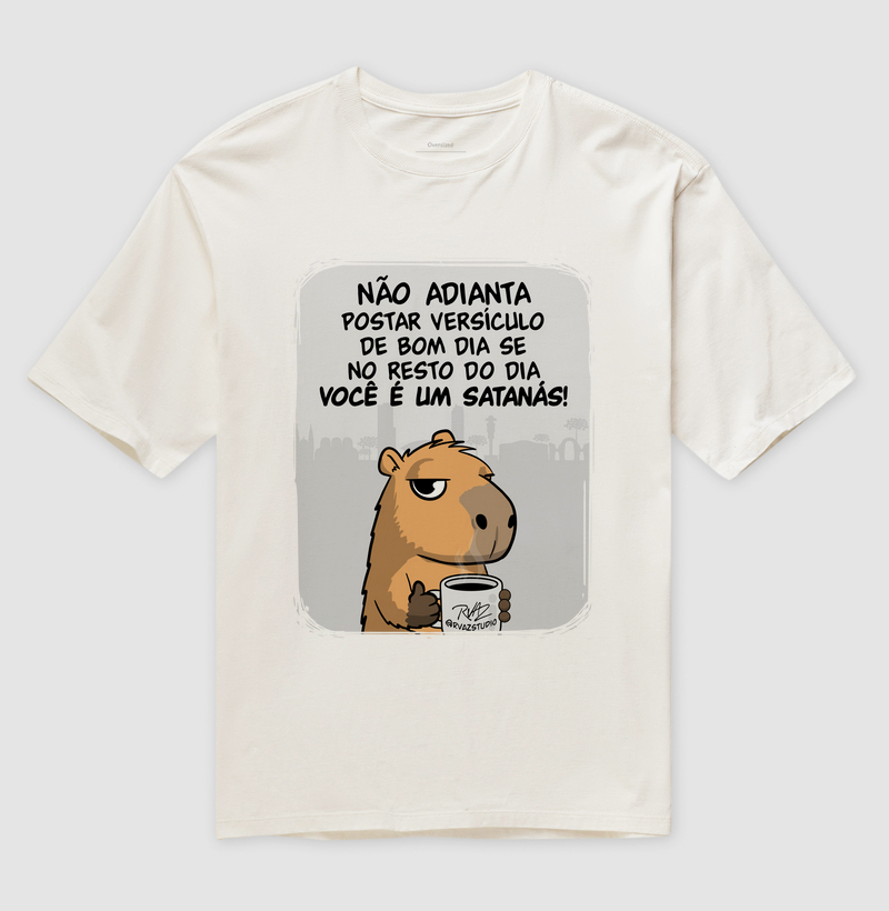 Camiseta Capivara Você é um Satanás - Imagem 4