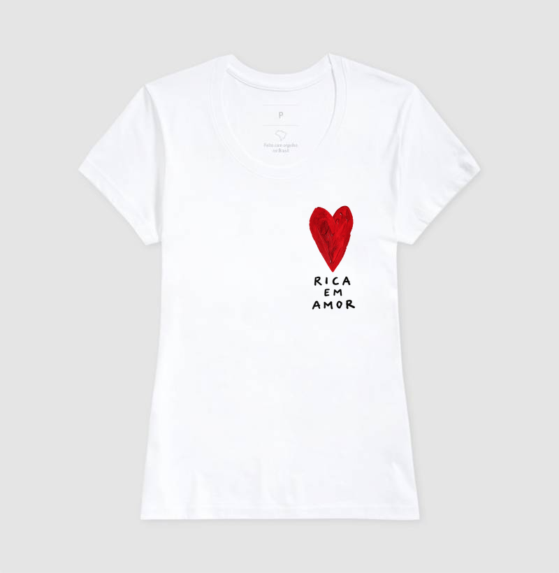 Camiseta Rica em Amor - Imagem 5
