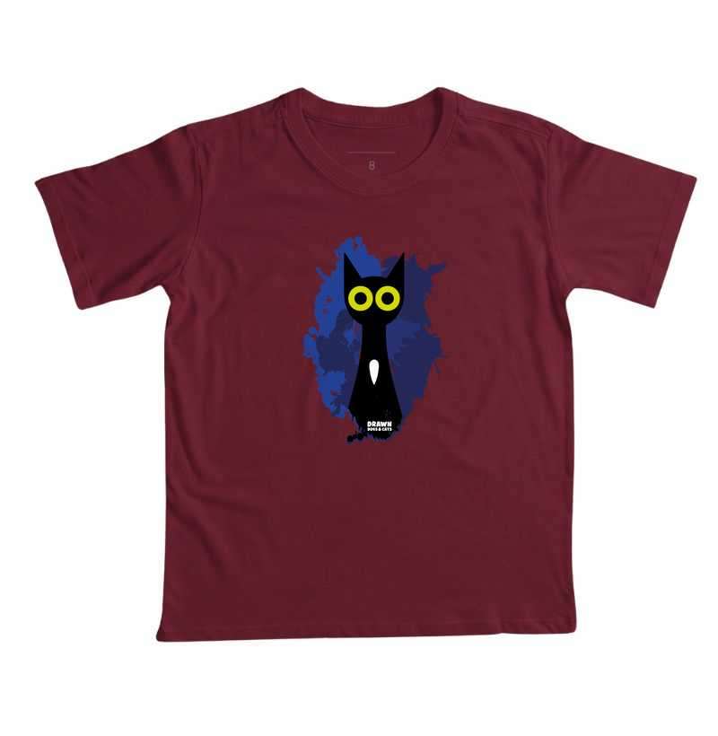 Gato preto com fundo azul - Imagem 3