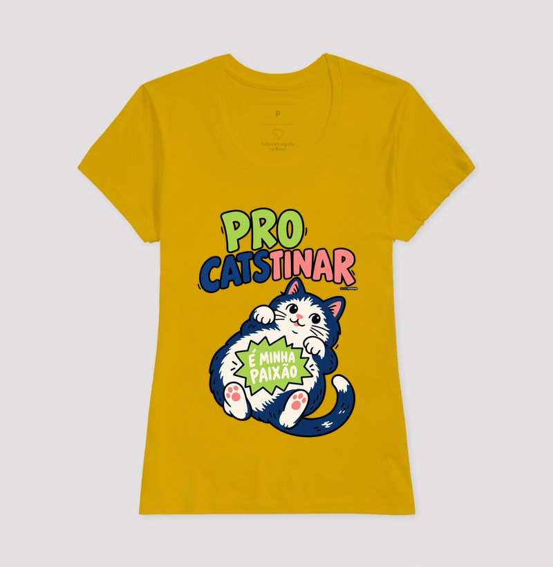 Camiseta Procatstinar É Minha Paixão - Imagem 15