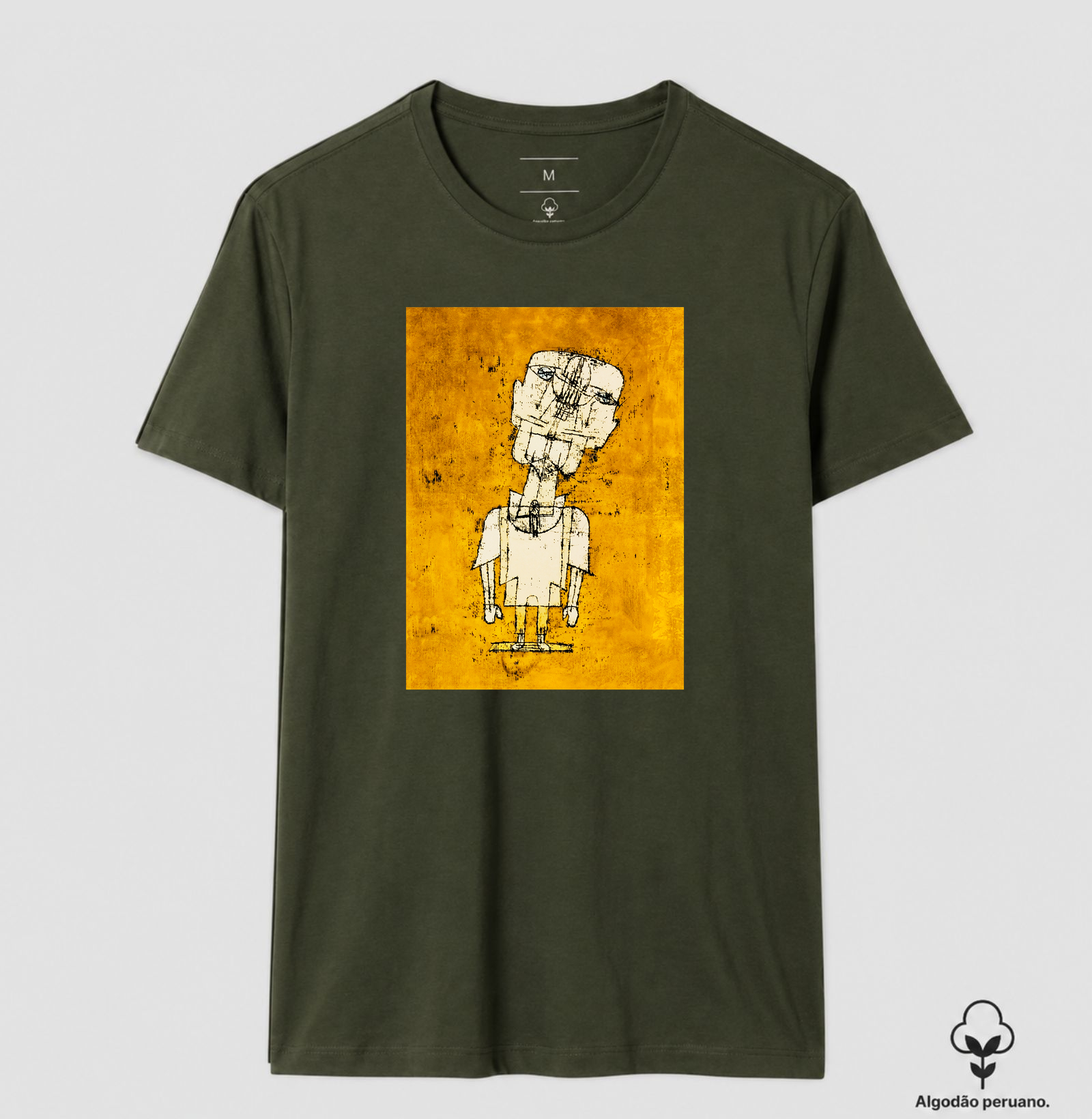 Camiseta Paul Klee Ghost of a Genius Algodão Peruano - Imagem 5