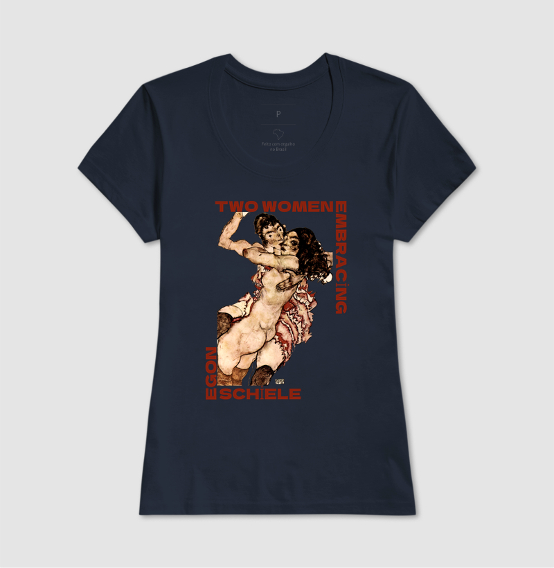 Duas mulheres se abraçando (1915) - Egon Schiele - Imagem 7