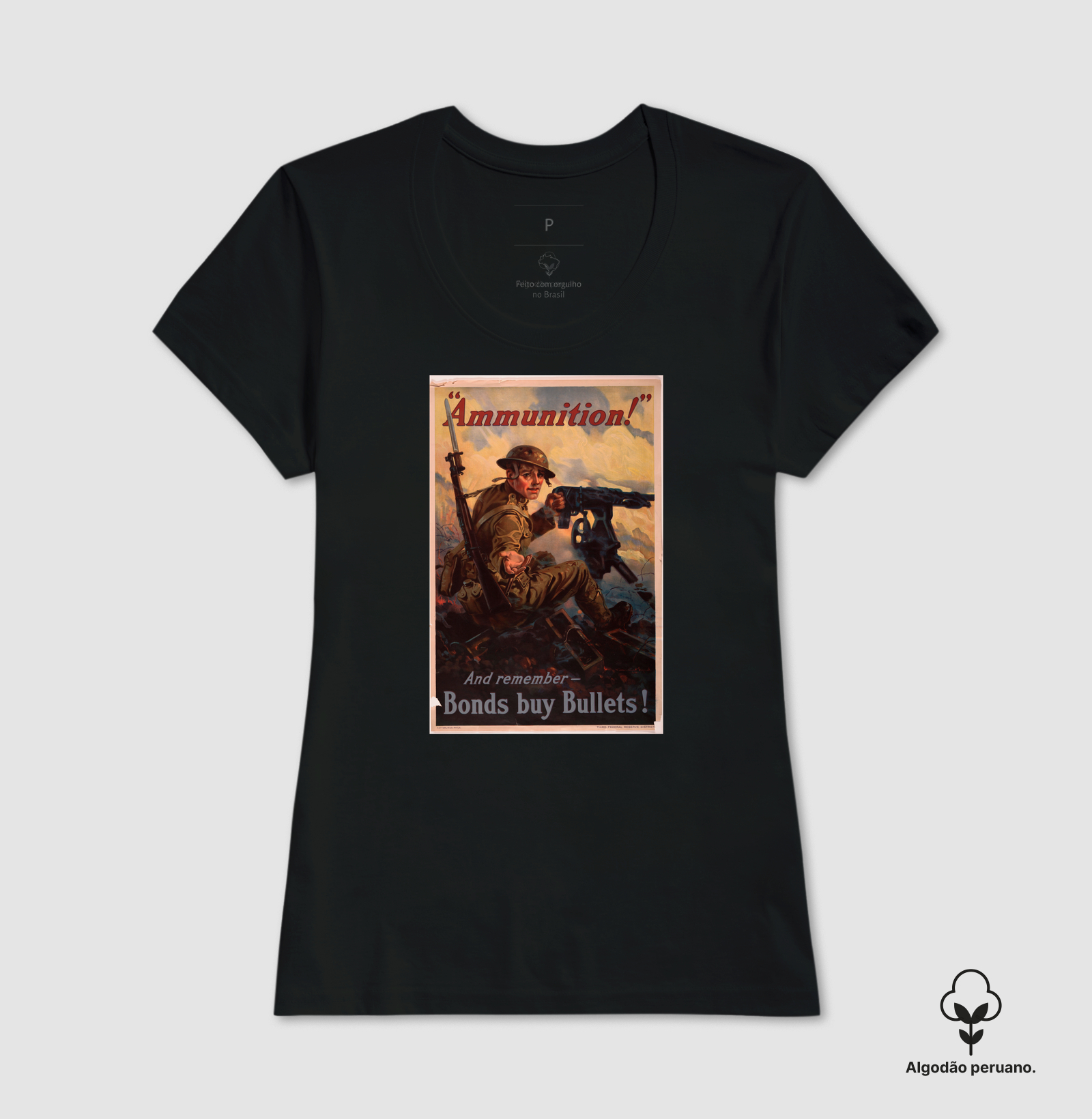 Camiseta Bonds Buy Bullets — 1918 - Imagem 9
