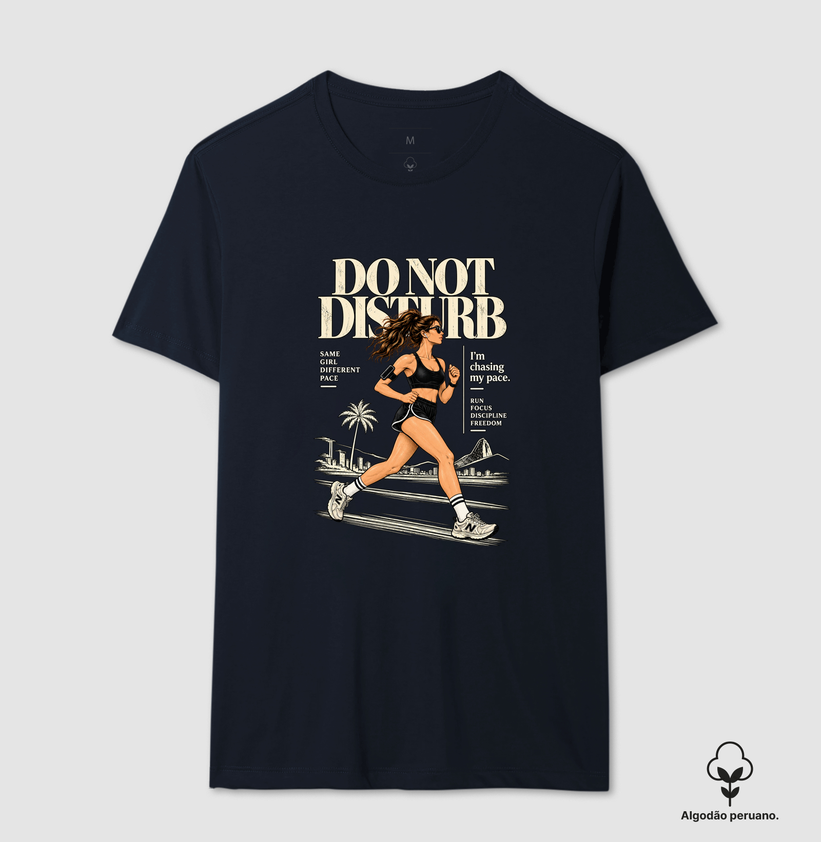 Camiseta Algodão Peruano Corrida - Do Not Disturb - Imagem 4