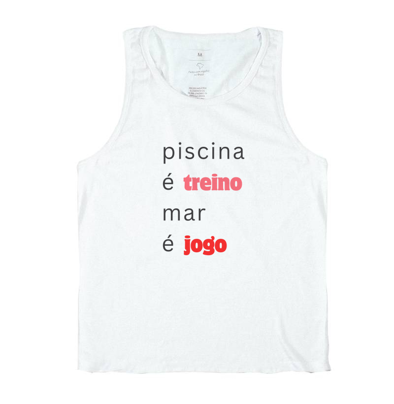 Piscina é treino, mar é jogo