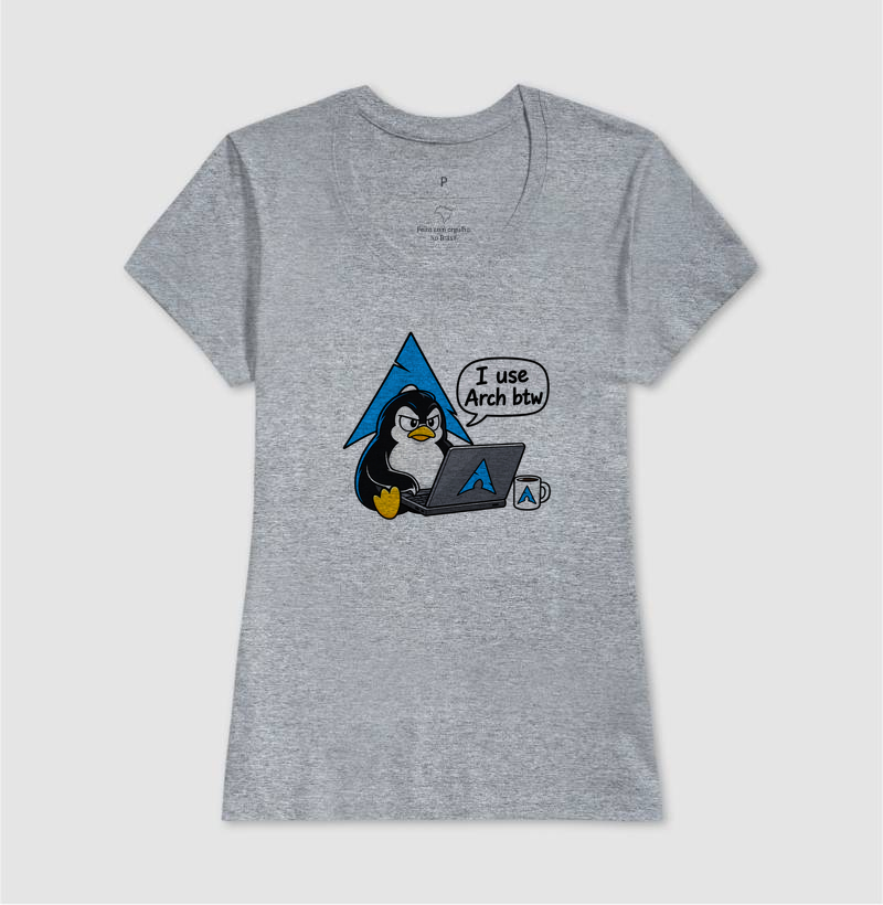 I Use Arch BTW — Pinguim Arch Edition - Imagem 9