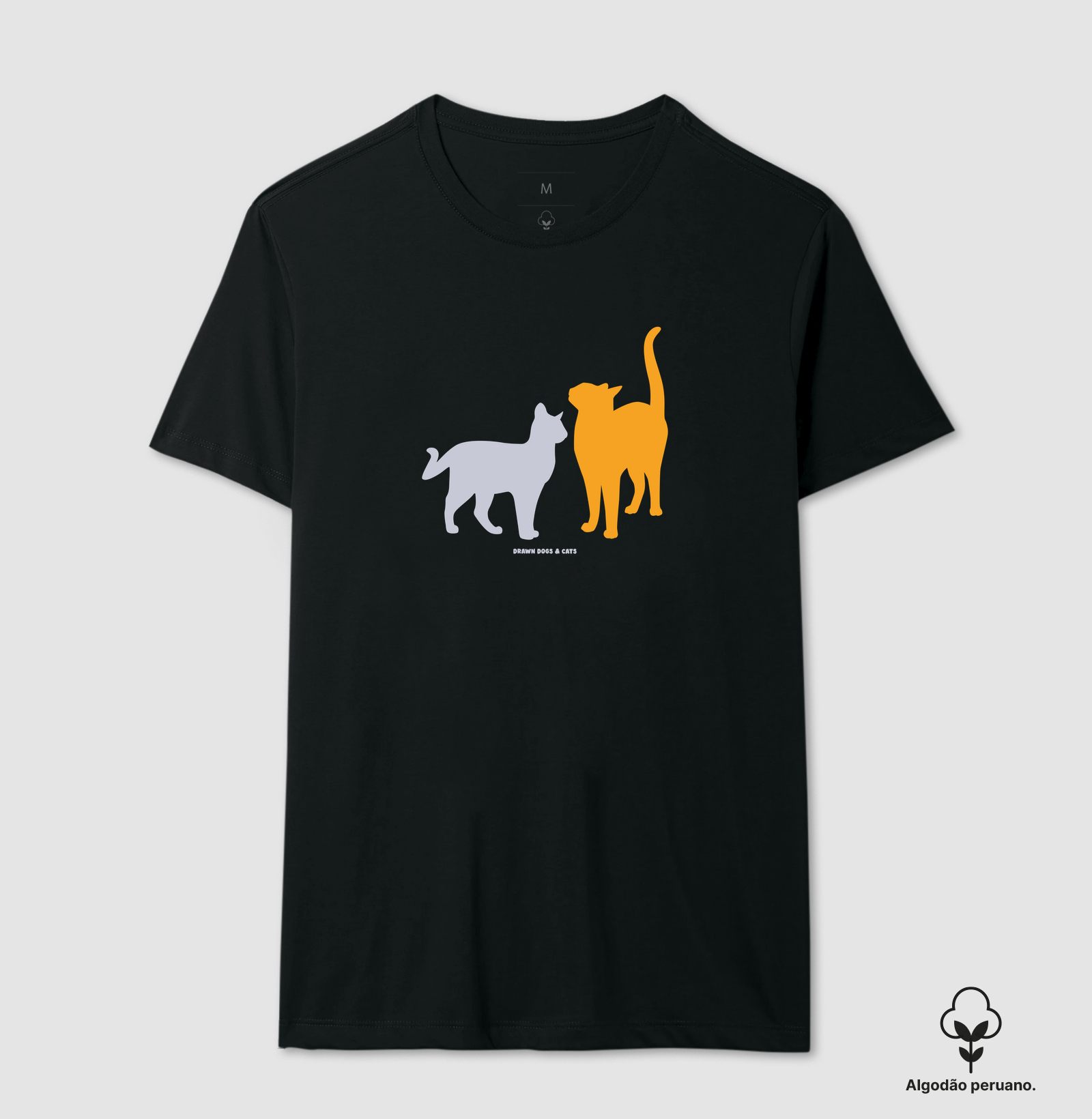 Silhuetas gatos laranja e cinza - Imagem 8