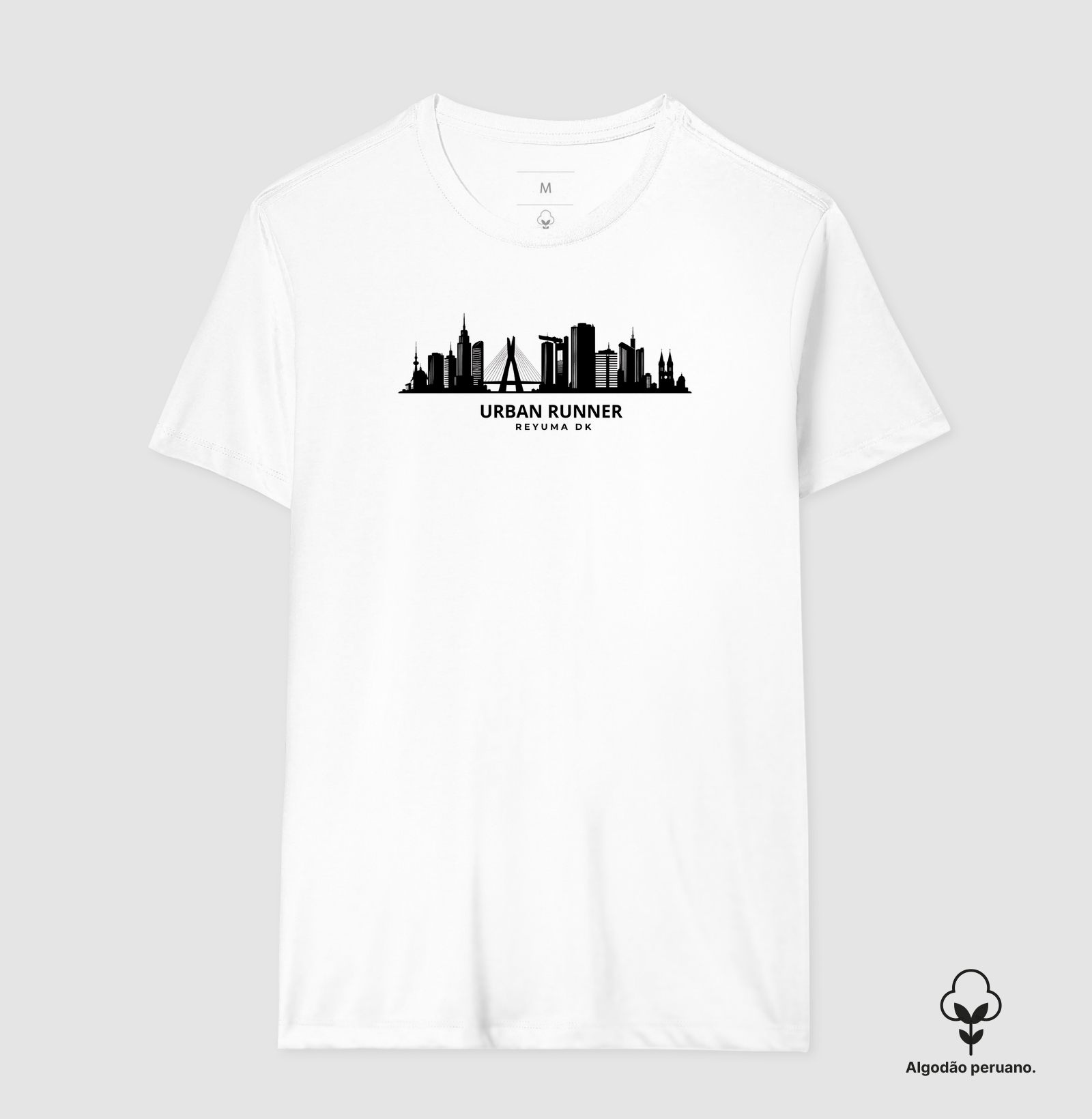 Camiseta Masculina, Feminina, Babylook e Unissex de Algodão Peruano Corrida "Urban Runner"  - Imagem 9