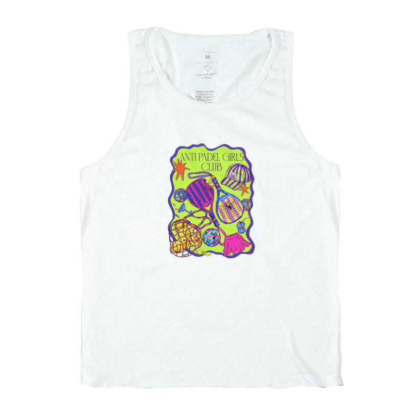 Camiseta Feminina Anti Padel Girls Club Retrô - Imagem 2