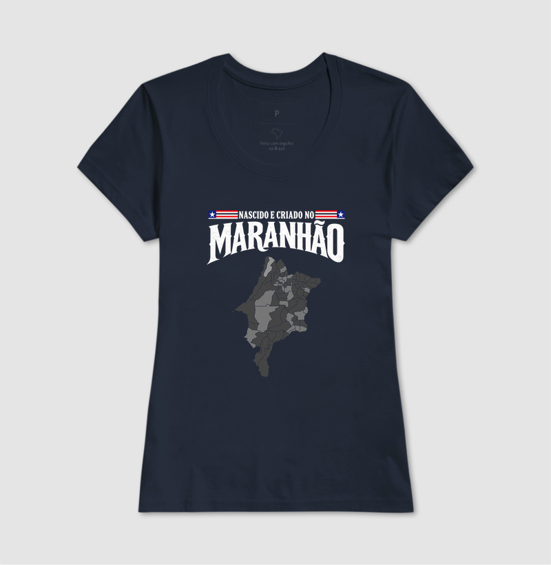 Camiseta Nascido e Criado no Maranhão (premium) - Imagem 5