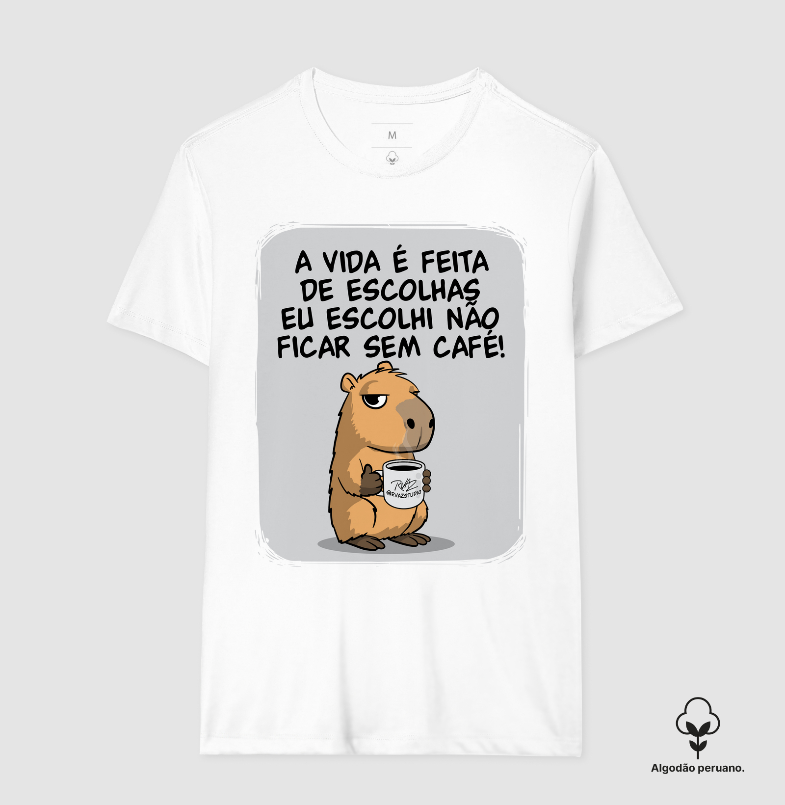 Camiseta Capivara Café - Imagem 7