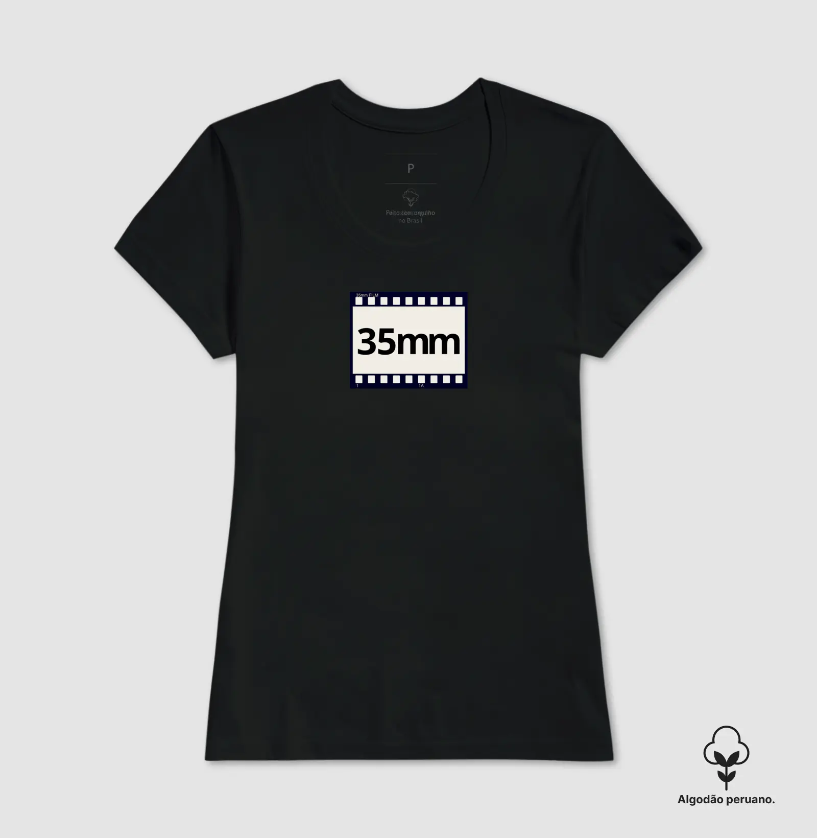 Camiseta Premium algodão Peruano filme 35mm - Imagem 2