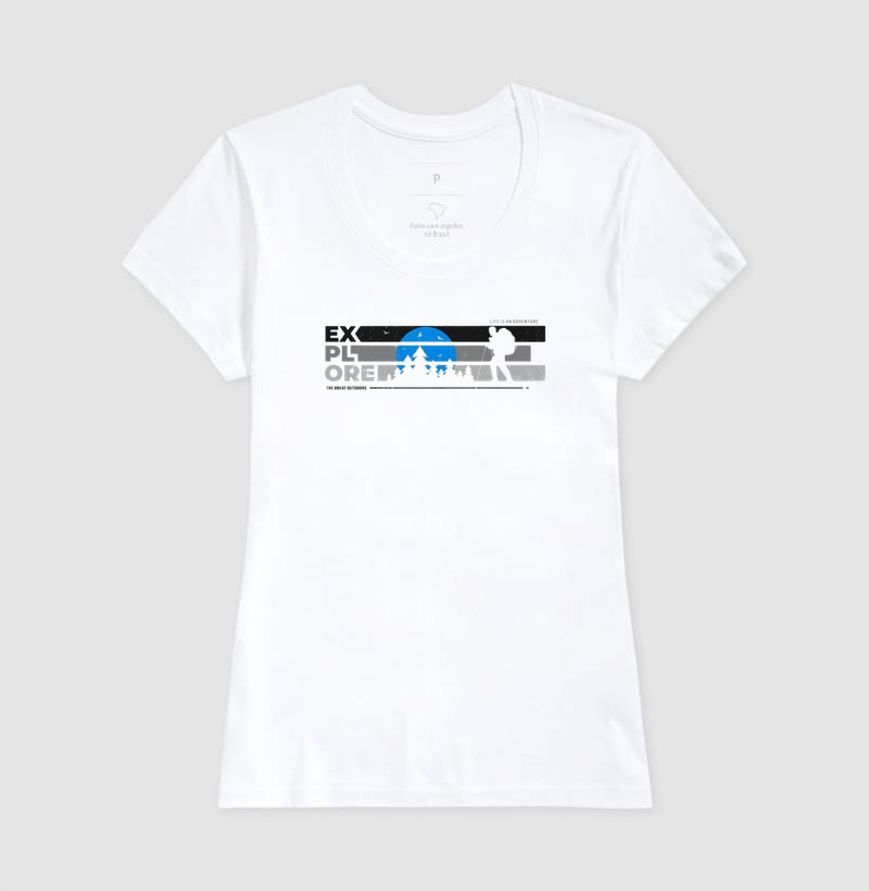 Camiseta Explore Aventura Outdoor | Excursionista - Imagem 8