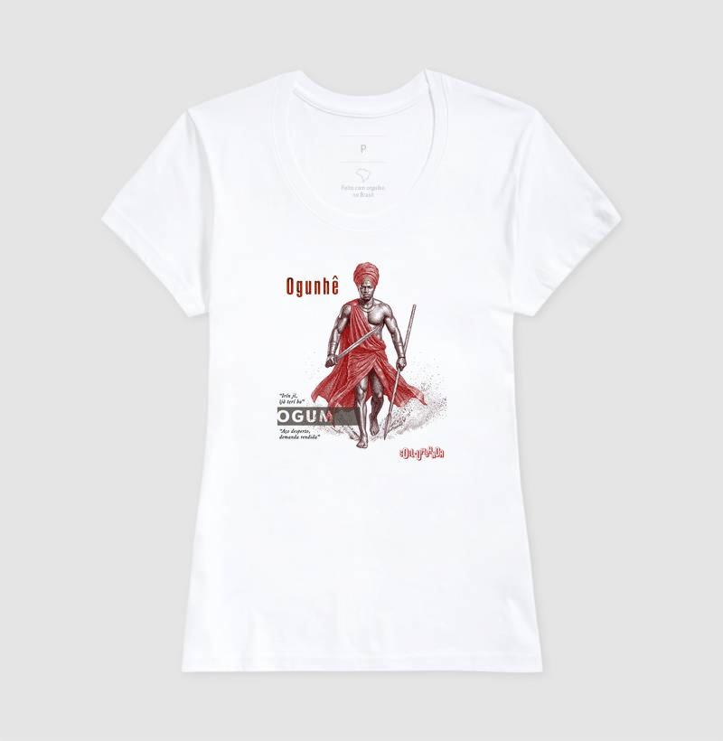 camiseta OGUM iorubá feminina - Imagem 2