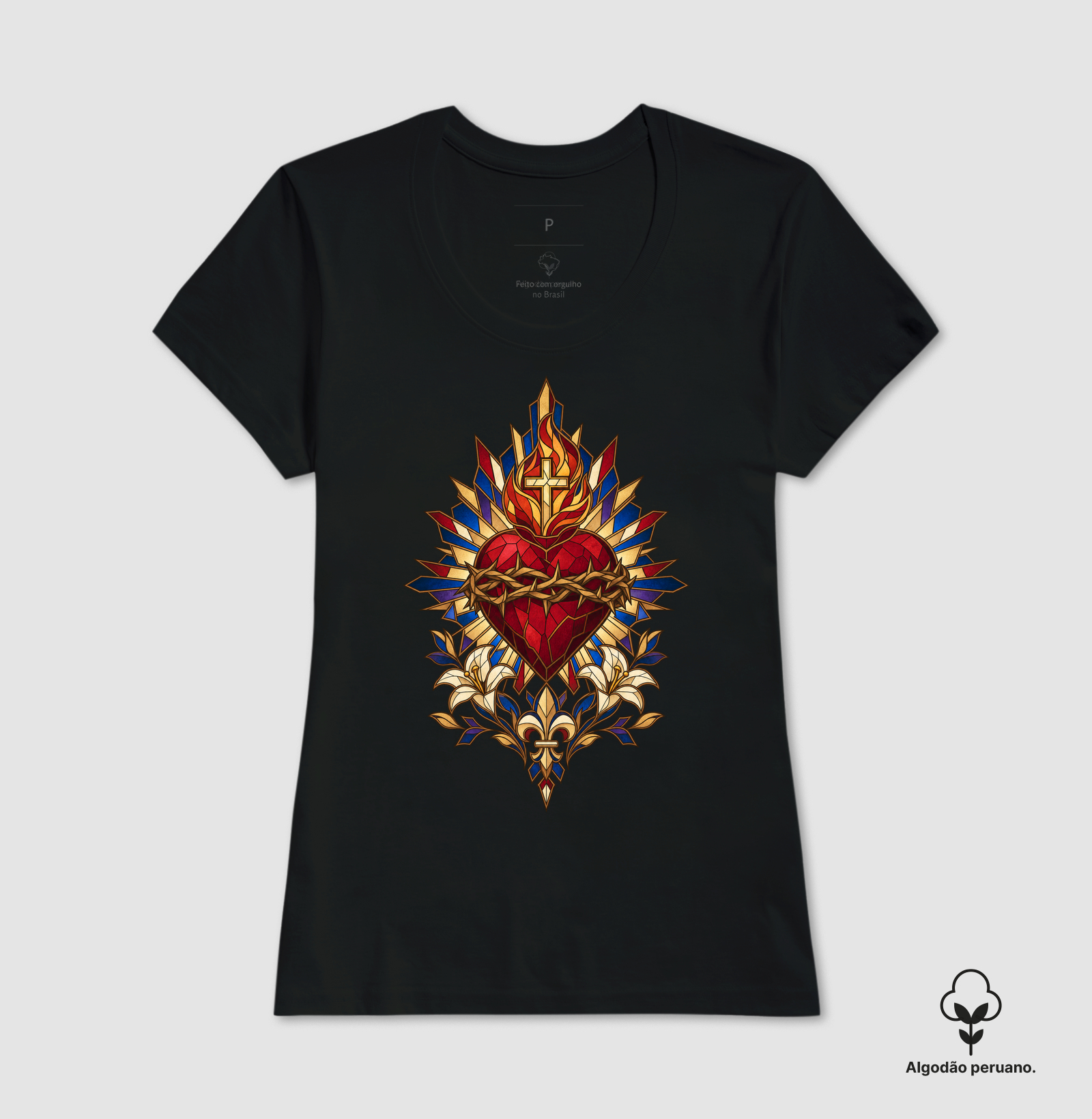 Sagrado Coração - Vitral da Promessa - Cristo Vivo - Imagem 5