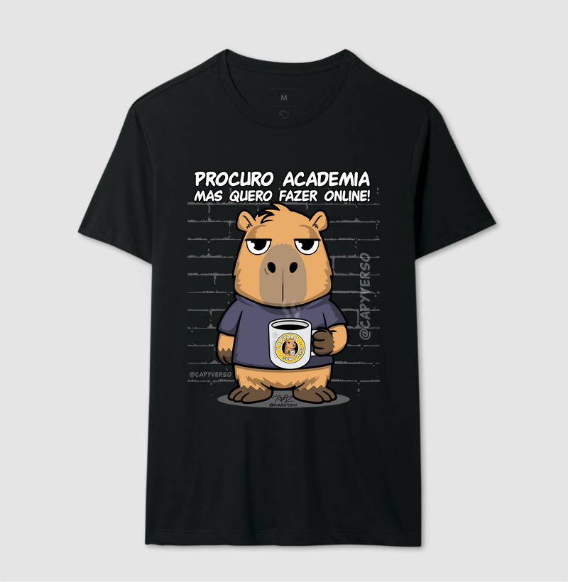 Camiseta Capivara Academia Online - Imagem 2
