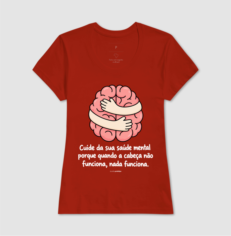 Camiseta Cuide da Sua Saúde Mental - Imagem 11