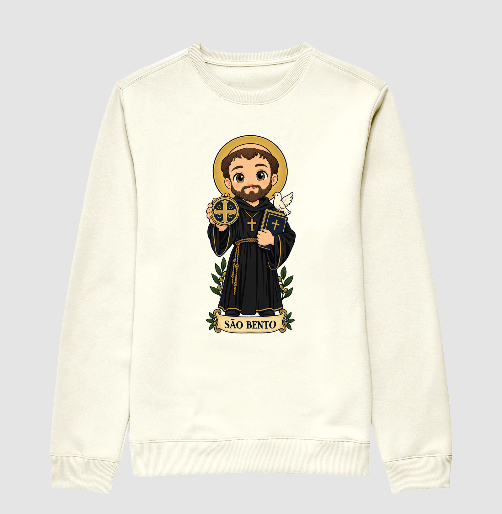 São Bento estilo chibi - Imagem 2