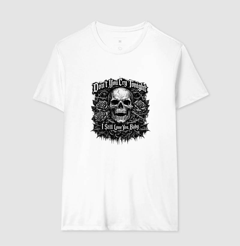 Camiseta Don't Cry Guns N' Rose – Estampa Heavy Metal Dark - Imagem 4