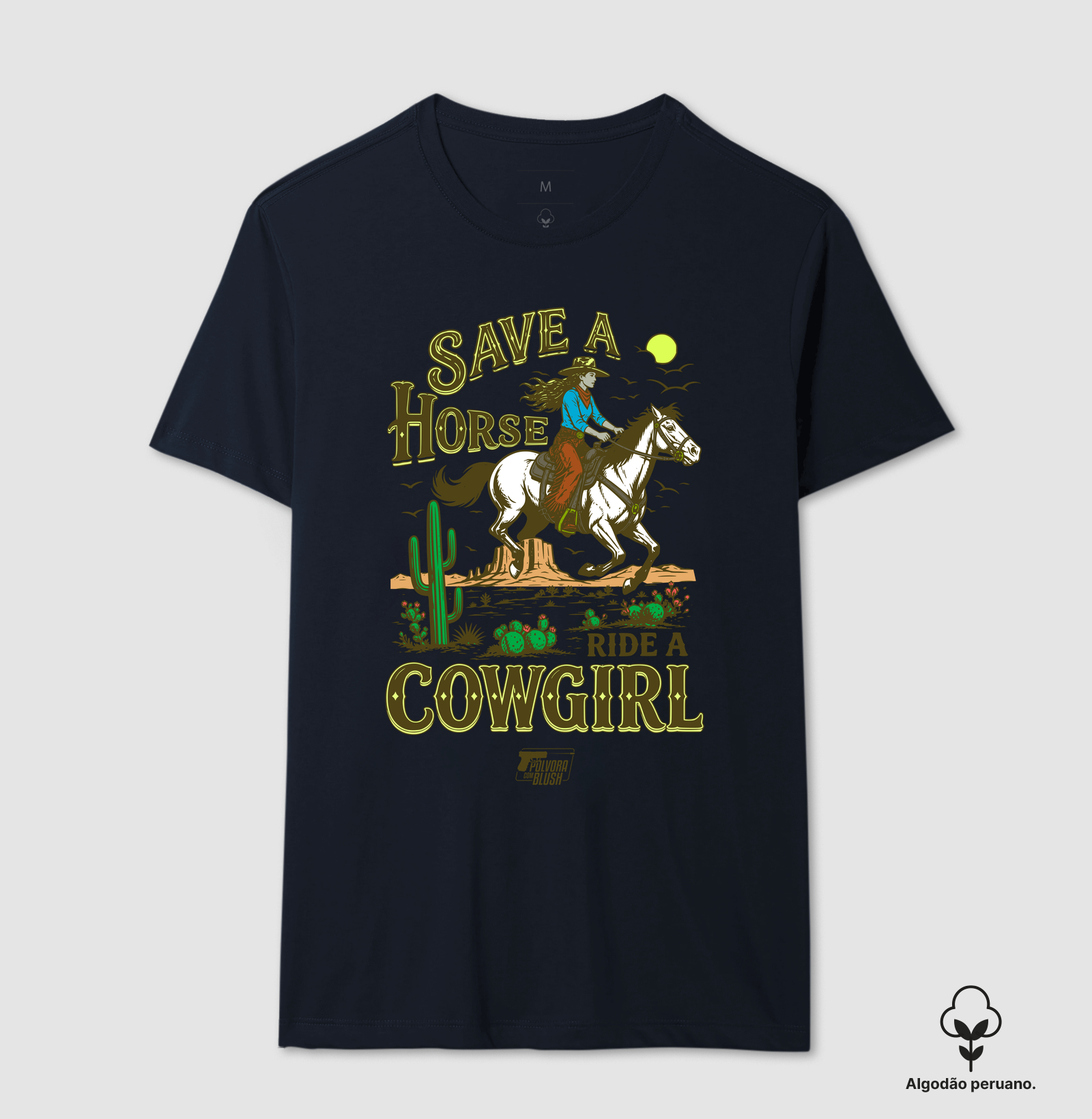 Save a Horse Ride a Cowgirl Pólvora com Blush - Imagem 7