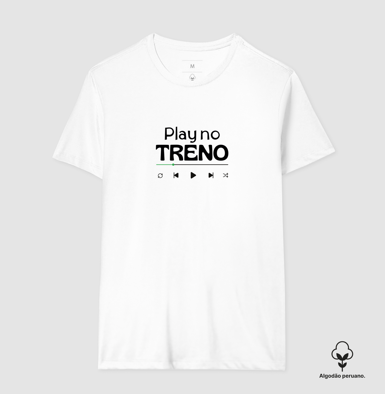 Play no TRENO - TRN | Camiseta de Algodão Peruano - Imagem 6