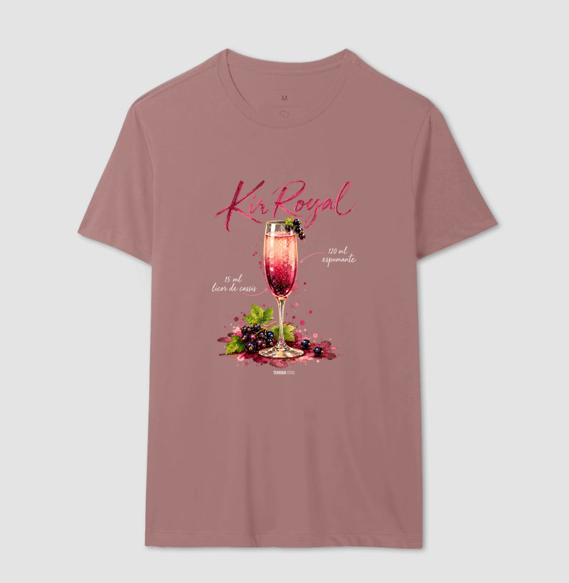 Camiseta Kir Royal – Drink com Espumante e Licor de Cassis - Imagem 14