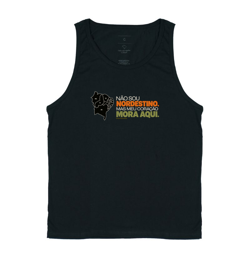 Camiseta Não sou Nordestino mas meu Coração mora aqui |OxenteWear - Imagem 2