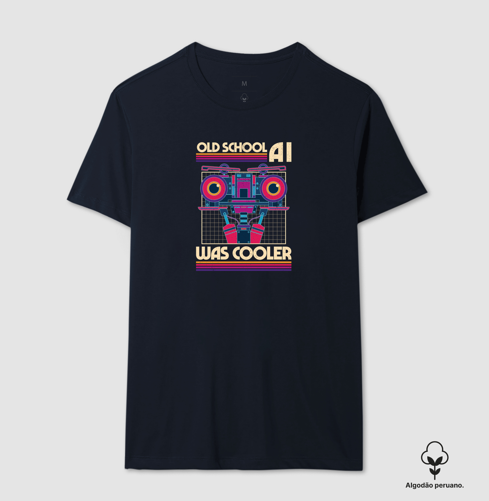Camiseta Algodão Peruano Old School AI - Imagem 4