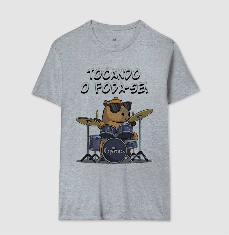 Camiseta Capivara Tocando o Foda-se - Imagem 8
