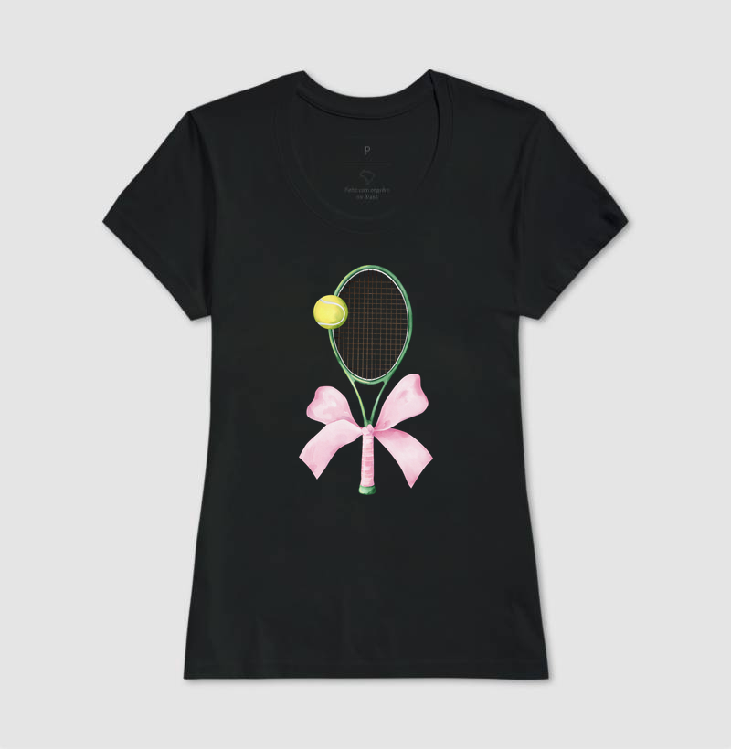 Raquete com Laço Rosa - Imagem 3