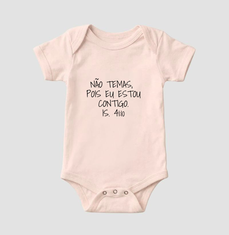Body Infantil  Isaias 41:10 Bolso - Imagem 5