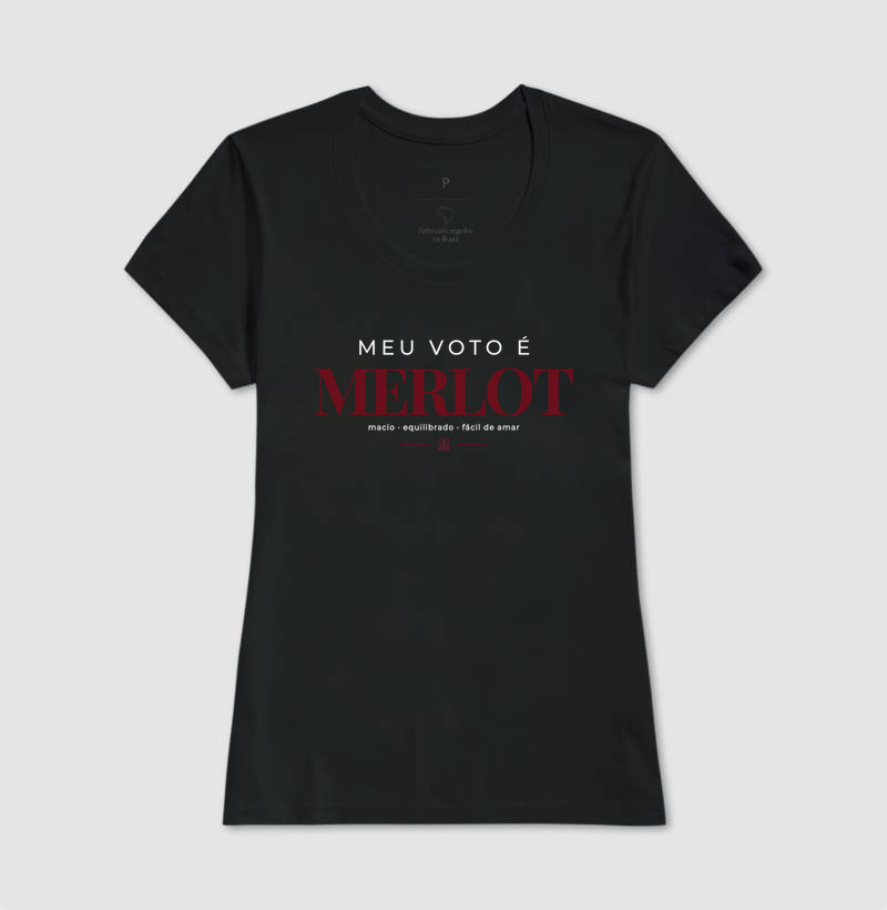 Camiseta Meu Voto é Merlot - Imagem 3