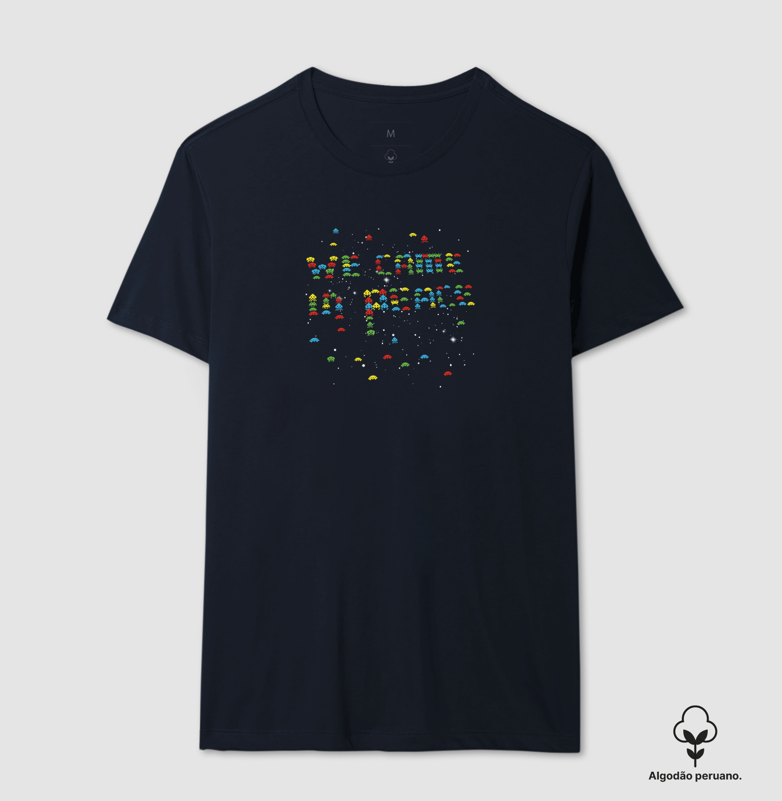 Camiseta We Came in Peace Algodão Peruano - Imagem 4