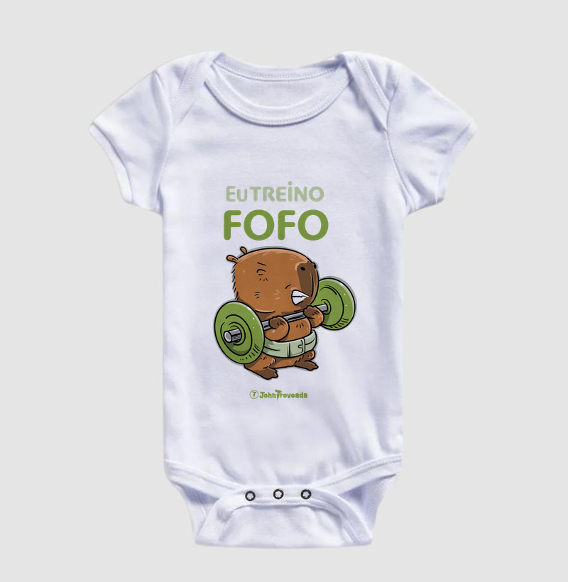 Capivara Eu treino fofo - Imagem 3