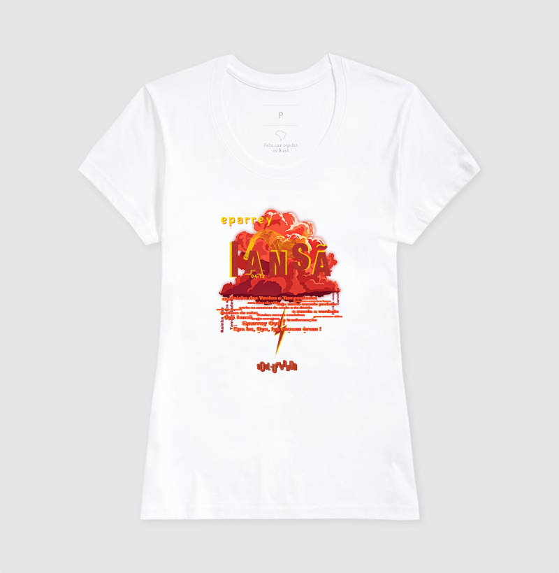 camiseta IANSÃ oração feminina - Imagem 4