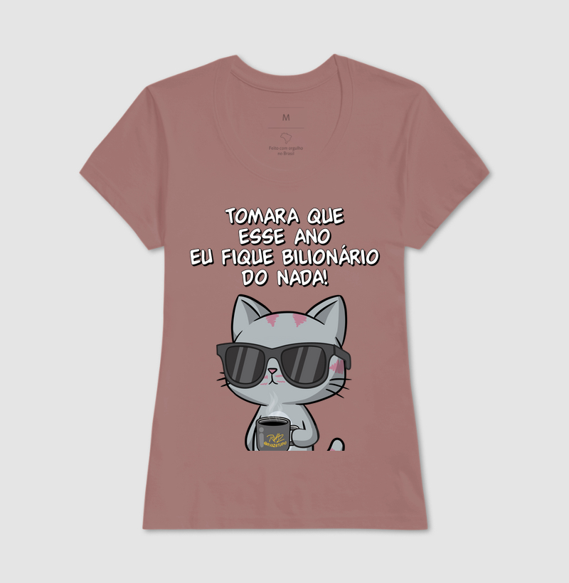 Camiseta Gato Sincero Bilionário - Imagem 17