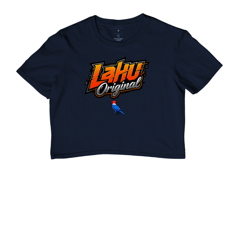  estilo moderno, minimalista e cheio de personalidade. Confeccionada em tecido leve e confortável, é perfeita para quem gosta de unir moda e autenticidade. A estampa Lahu dá aquele toque urbano e descolado, ideal para compor looks casuais e destacar sua identidade." - Imagem 4