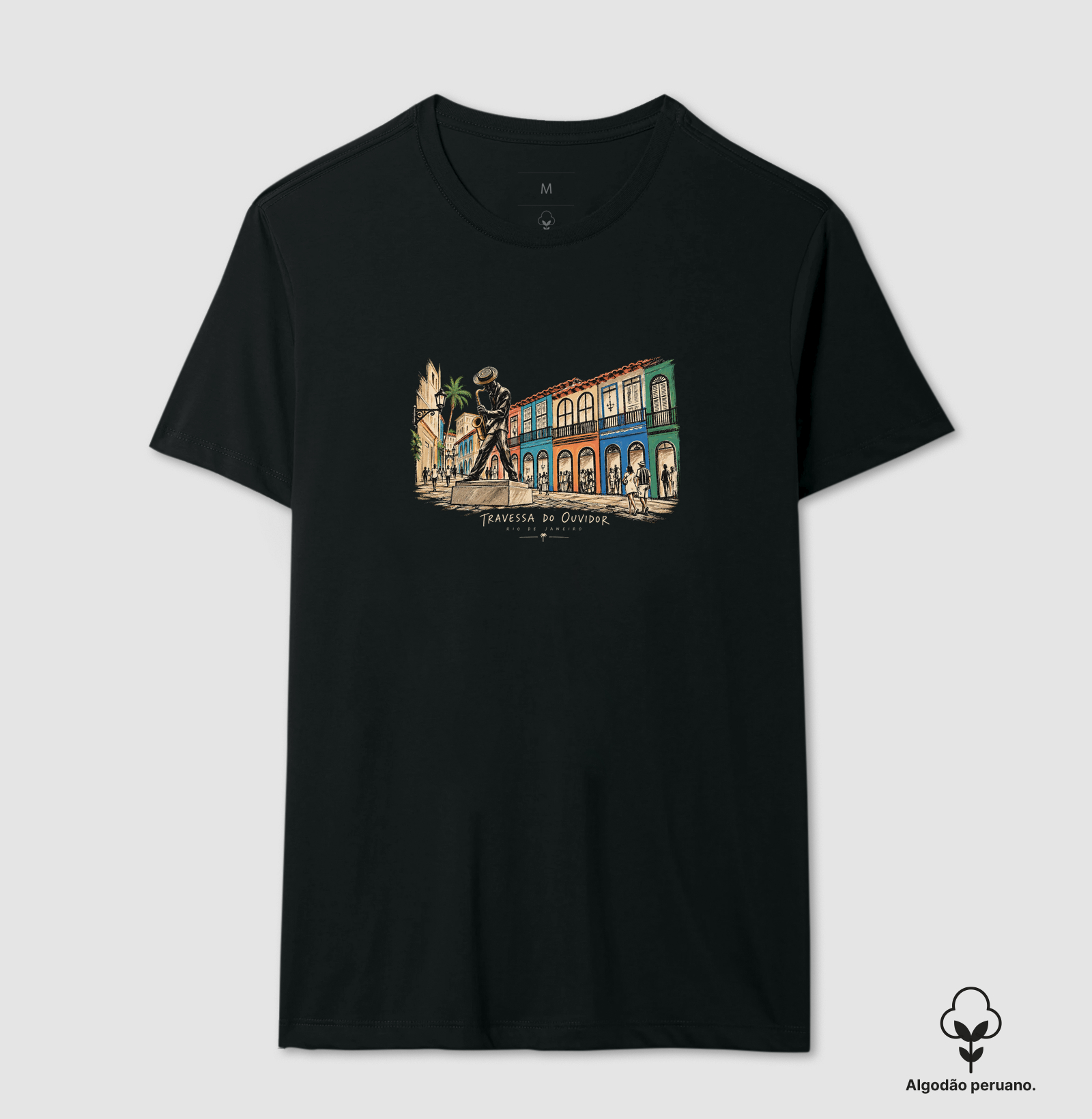 TRAVESSA DO OUVIDOR - Camiseta Algodão Peruano