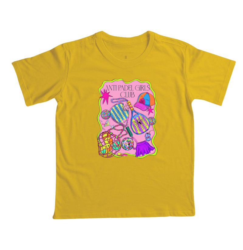 Camiseta Feminina Anti Padel Girls Club Rosa - Imagem 3