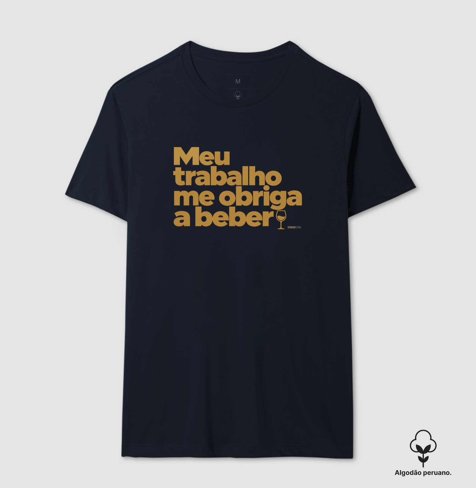 Camiseta Meu Trabalho Me Obriga a Beber – Frase Divertida de Vinho - Imagem 9