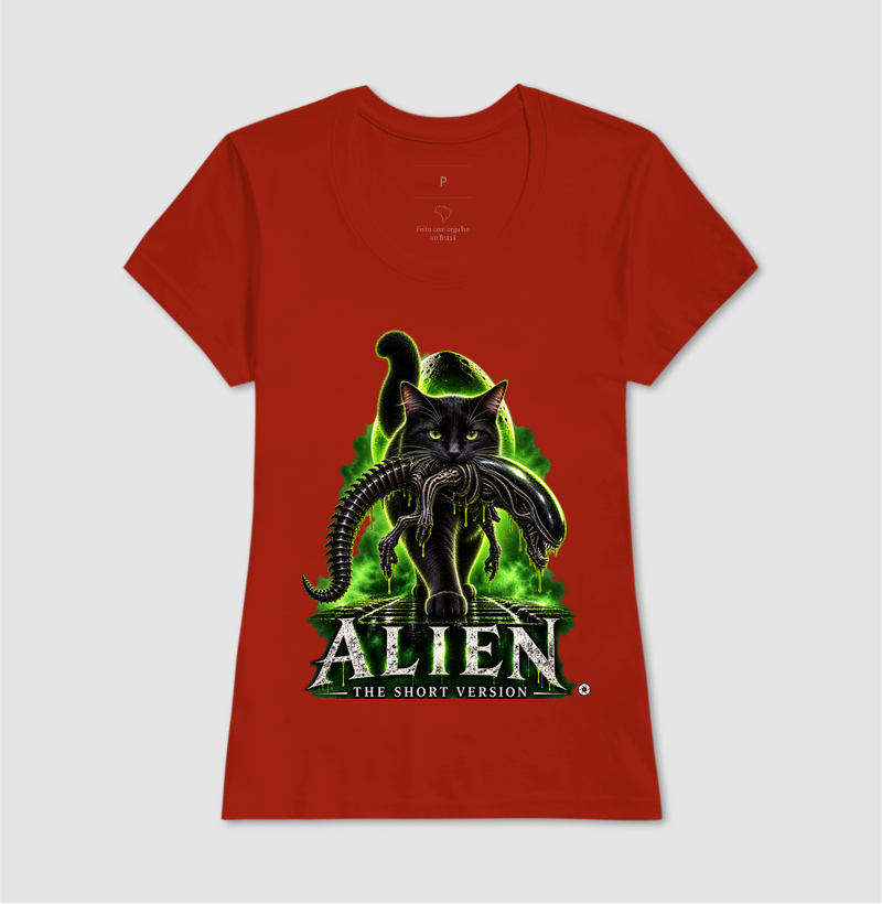 Camiseta Alien – The Short Version Gatos (pretinho) - Imagem 11