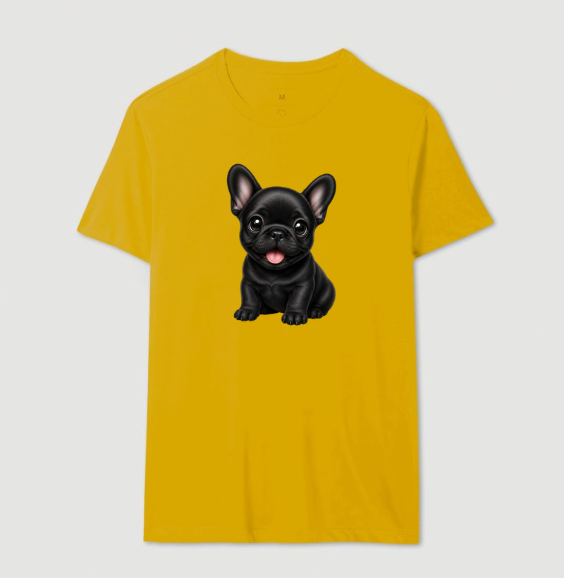 Bulldog (Buldogue) Francês Preto - Desenho Animado - Imagem 14