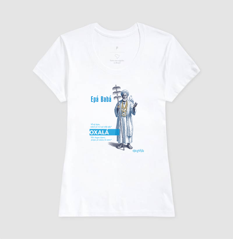 camiseta OXALÁ iorubá feminina - Imagem 2
