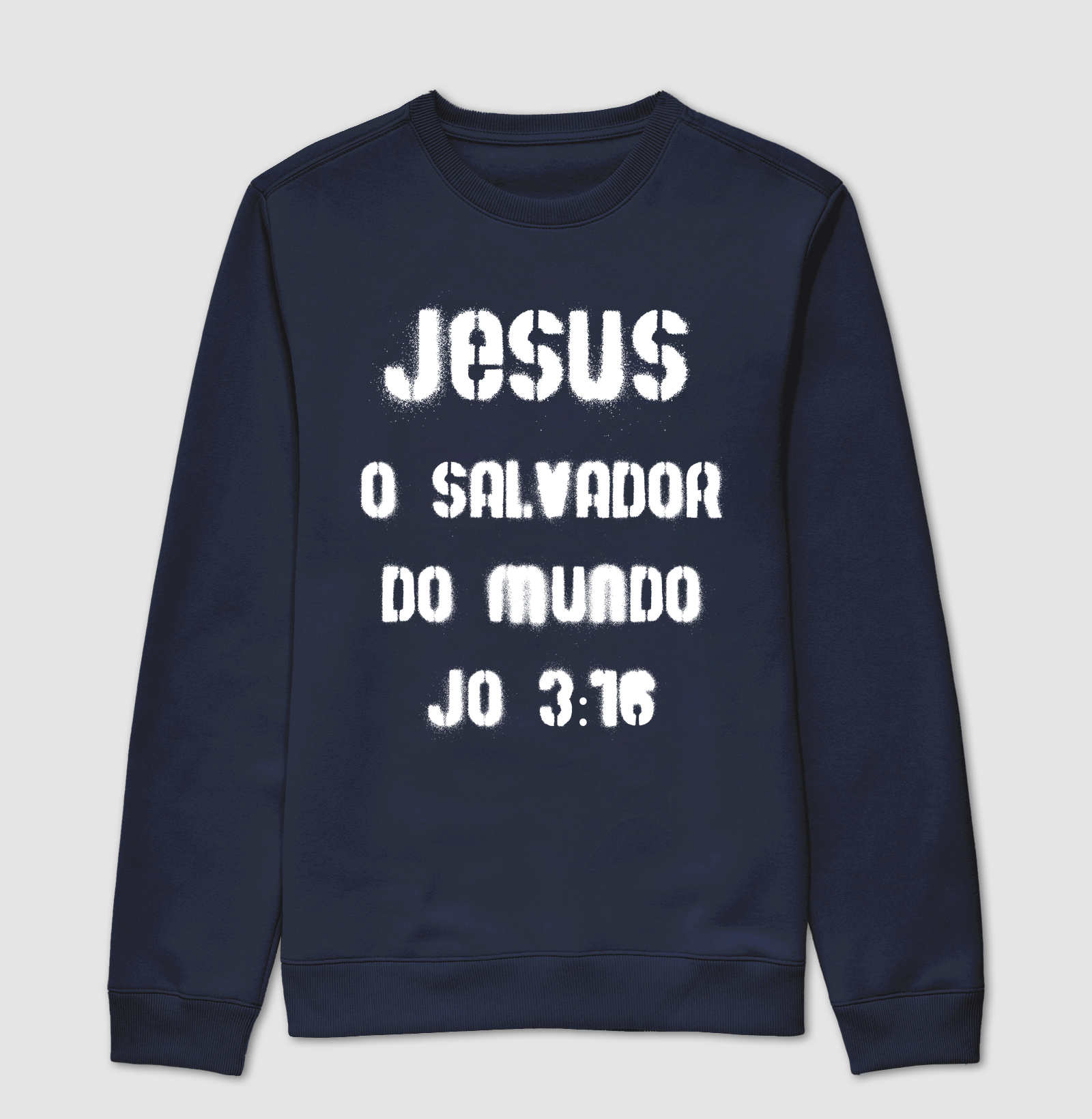 Suéter Moletom Cristão O Salvador do Mundo - Imagem 5