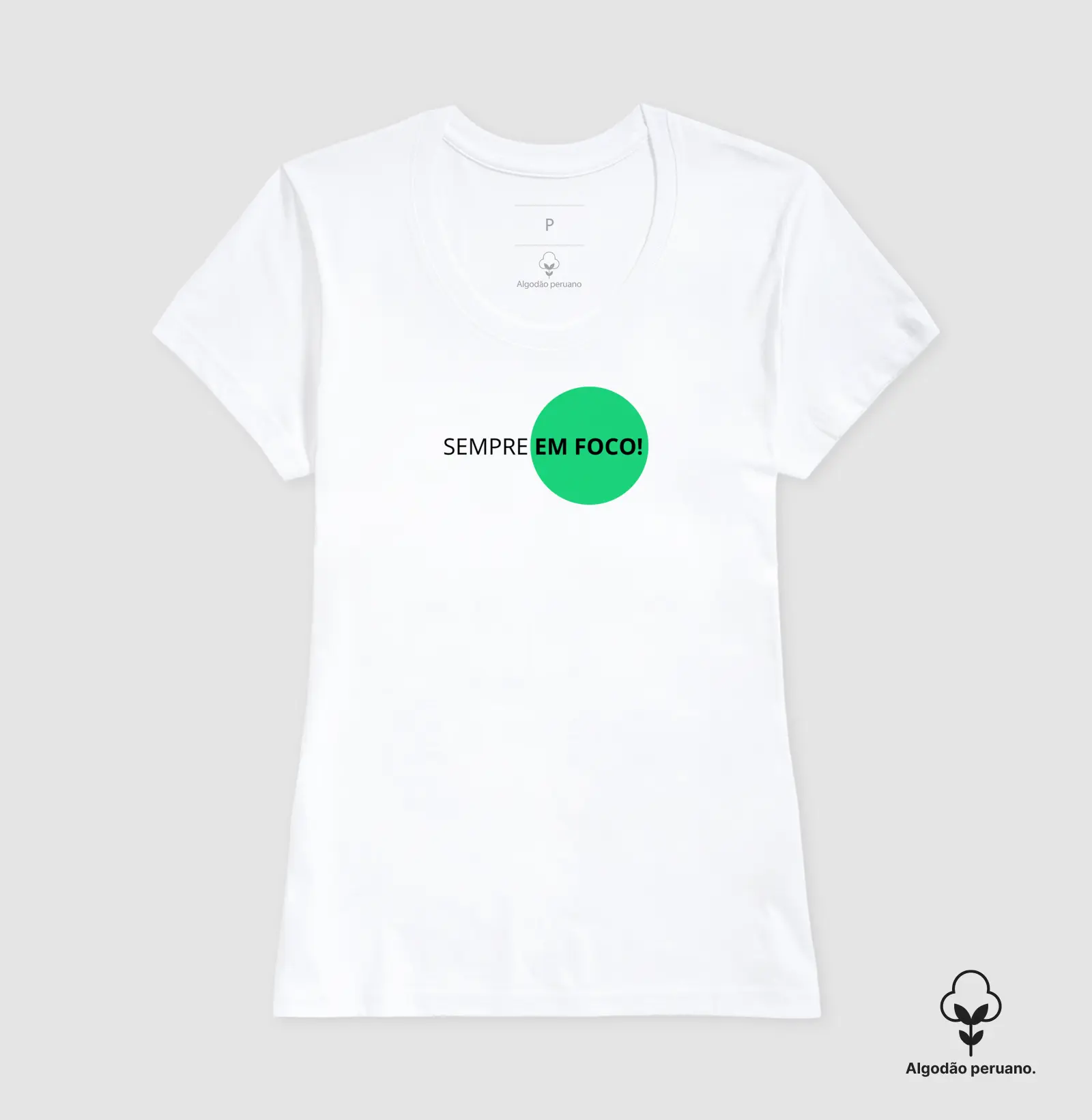 Camiseta Premium algodão Peruano, sempre em foco! - Imagem 5