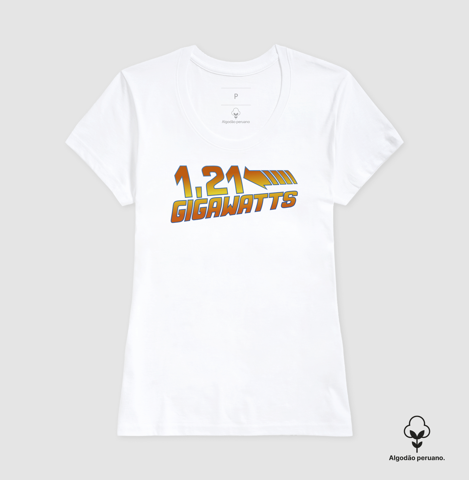 Camiseta 1,21 Gigawatts Algodão Peruano - Imagem 5